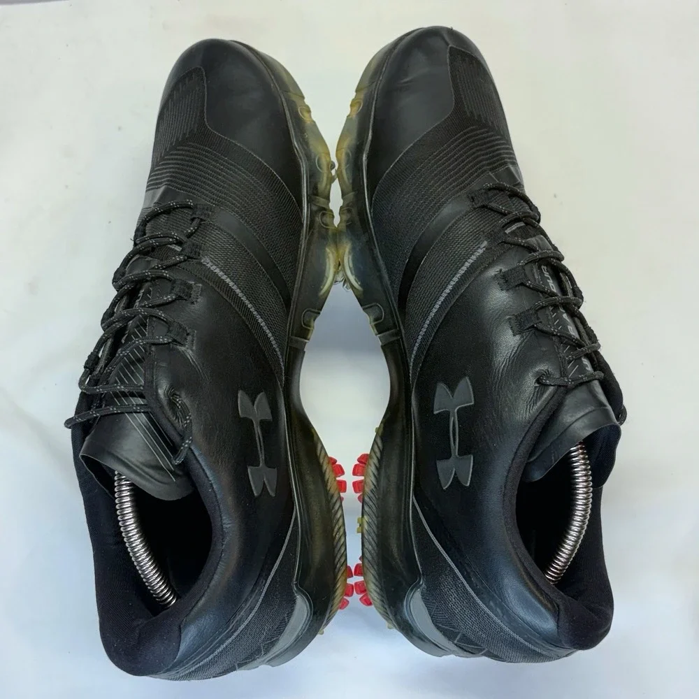 Under Armour UA Spieth One Golf Shoes Mens Sz 11.5 Black‎ 3021204